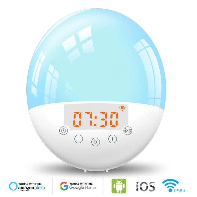 WiFi Voice Control Sunrise Natural Wake-Up Light Alarm Clock — view 4