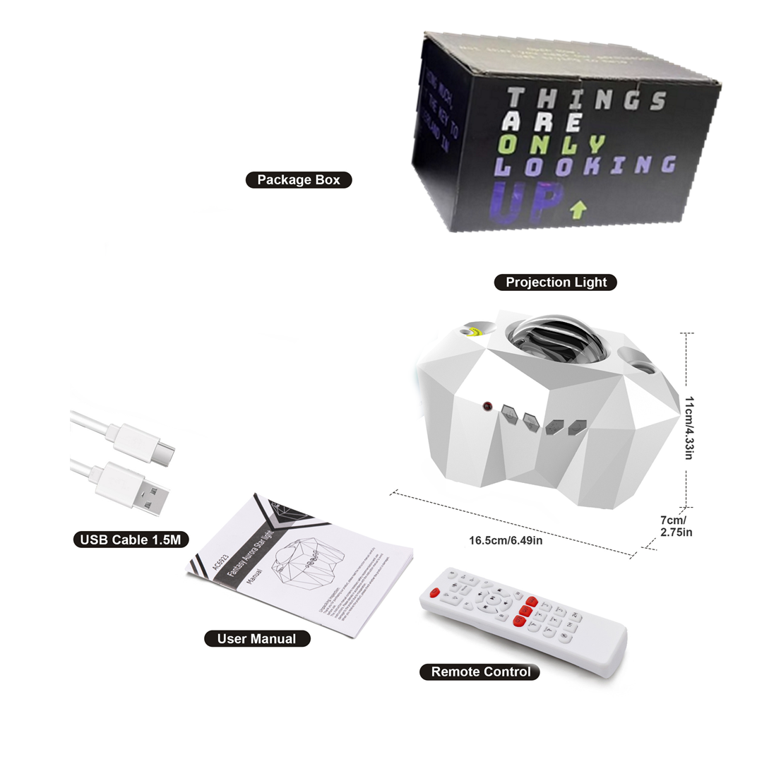 Ocean Star Projector Lamp with Bluetooth Music & Water Patterns — view 6