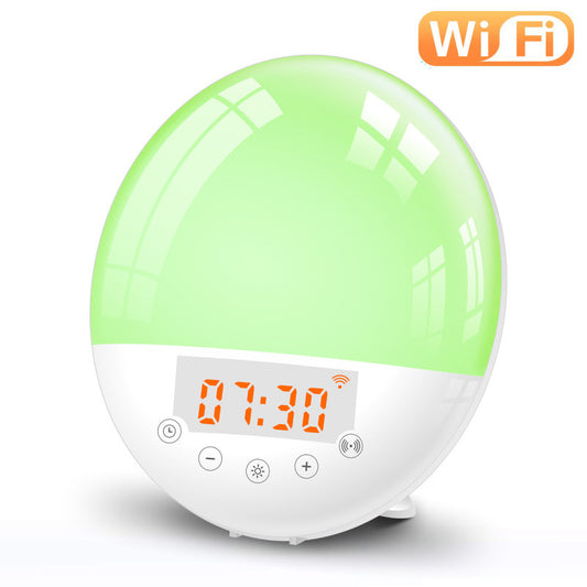 WiFi Voice Control Sunrise Natural Wake-Up Light Alarm Clock
