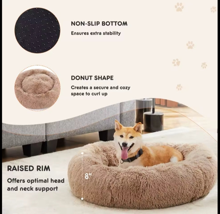 Plush Donut Pet Bed — view 6