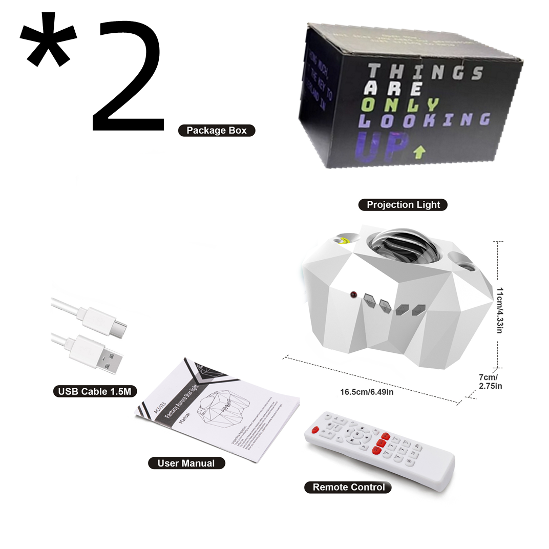 Ocean Star Projector Lamp with Bluetooth Music & Water Patterns — view 3