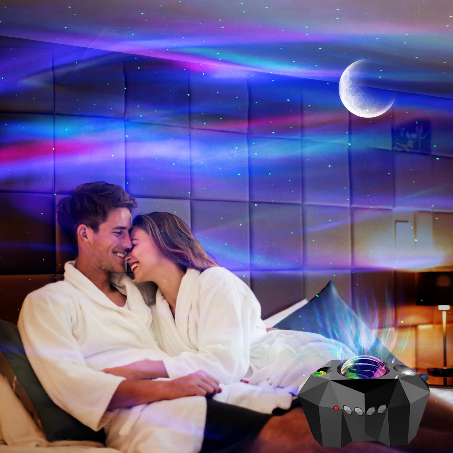 Ocean Star Projector Lamp with Bluetooth Music & Water Patterns — view 4
