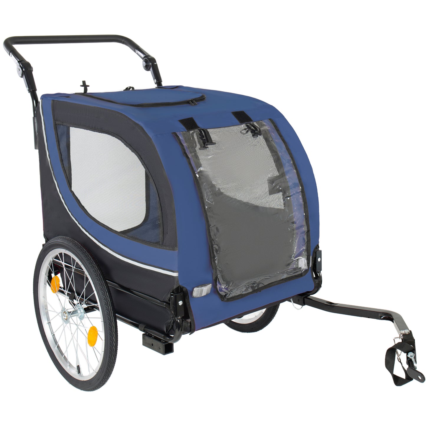 2-in-1 Bike Trailer & Pet Stroller - Dark Blue — view 5