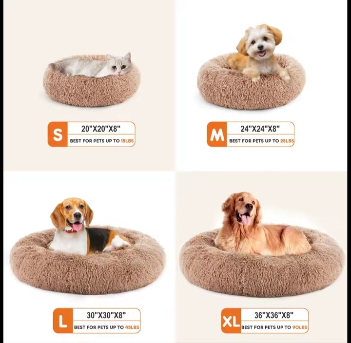 Plush Donut Pet Bed — view 4