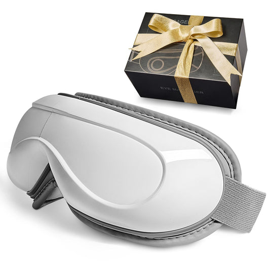 Wireless eye massager with heat — front view