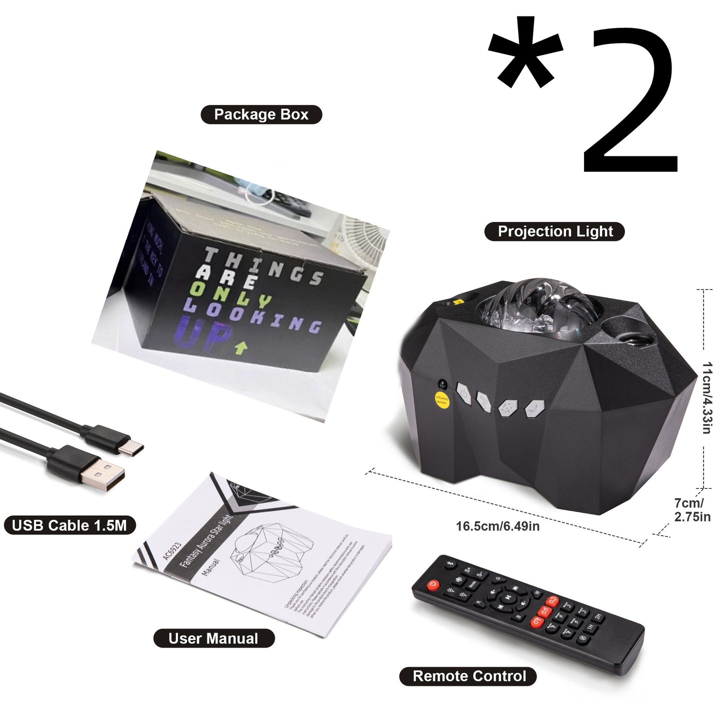 Ocean Star Projector Lamp with Bluetooth Music & Water Patterns — view 5